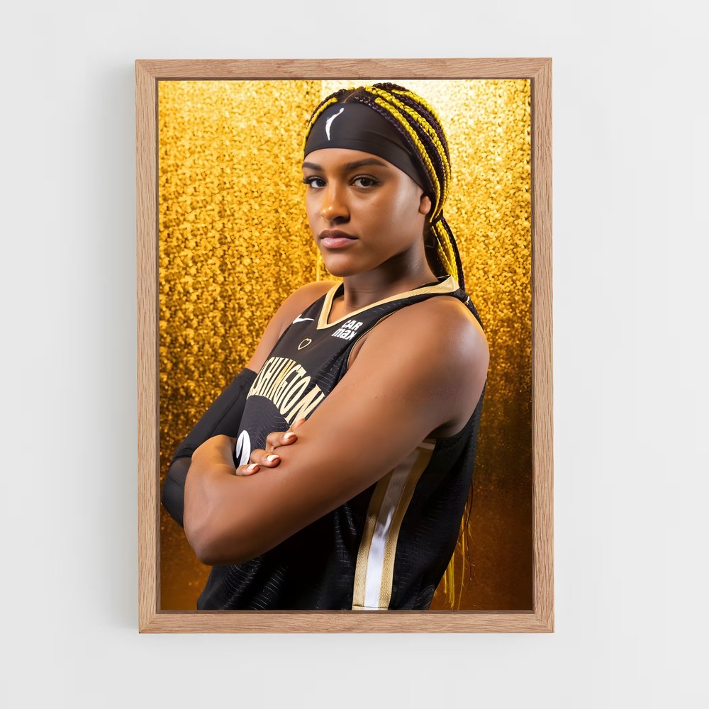 Poster Gold & Grit – affiche Basketball (vue 4)
